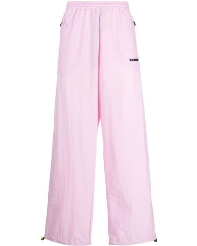 Barrow Logo-print Elasticated-waist Trousers - Pink