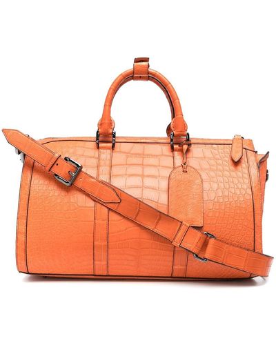 Burberry Große Reisetasche mit Reißverschluss - Orange
