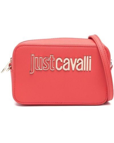 Just Cavalli Borsa Range B mini con logo - Rosso