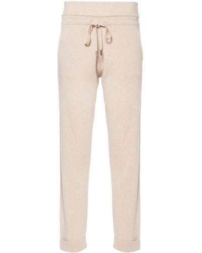 Max & Moi Bastien Knitted Trousers - Natural