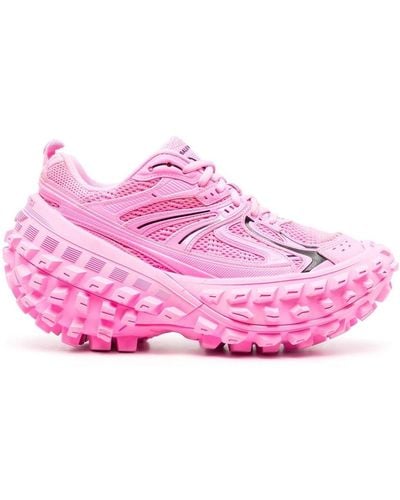 Balenciaga Bouncer Chunky-sole Sneakers - Pink