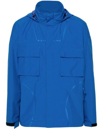 Save The Duck Yaro Water-repellent Hooded Jacket - Blue
