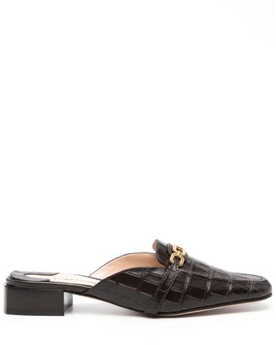 Tom Ford Whitney Leather Mules - Brown