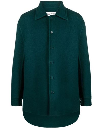 Lanvin Klassische Hemdjacke - Grün