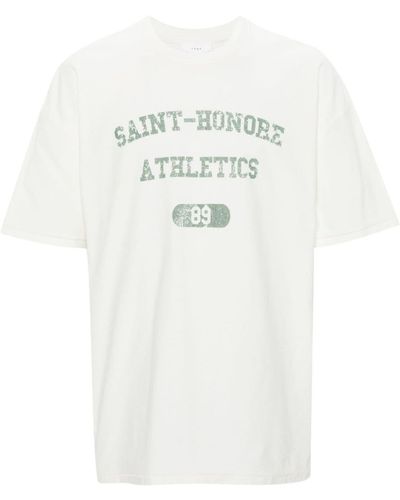 1989 STUDIO Saint Honore Athletics Tシャツ - ホワイト