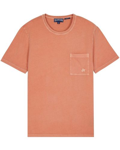 Vilebrequin Titus T-Shirt aus Bio-Baumwolle - Orange