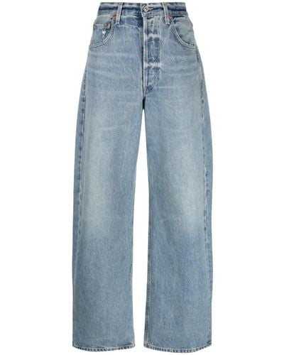 Citizens of Humanity Ayla baggy Cropped Jeans - Blue