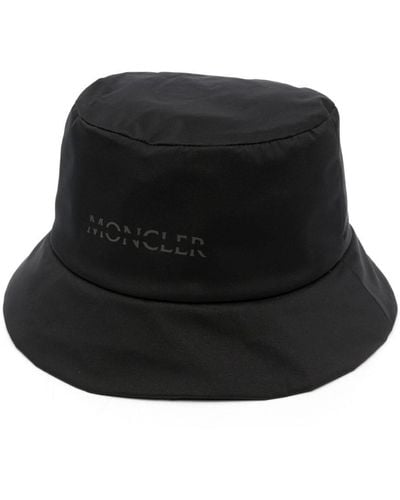 Moncler ロゴ バケットバッグ - ブラック