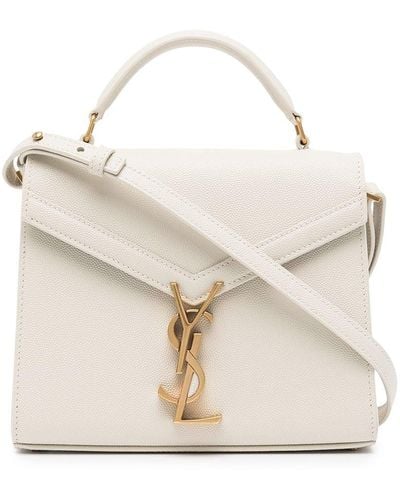 Saint Laurent Mini Cassandra Handtasche - Weiß