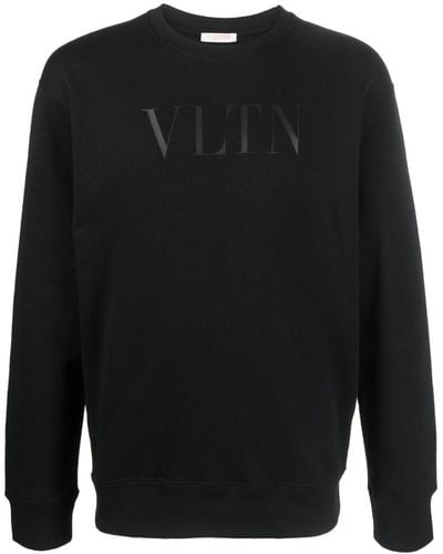 Valentino Garavani Sweat à logo VLTN imprimé - Noir