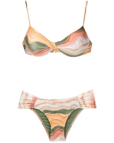 Lygia & Nanny Vitória Printed Bikini Set - Natural