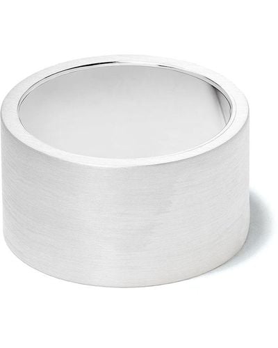 Le Gramme Le 19 Grammes Ribbon Ring - White