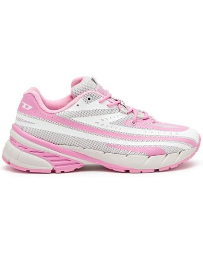 DIESEL D-airspeed Low V Panelled Trainers - Pink