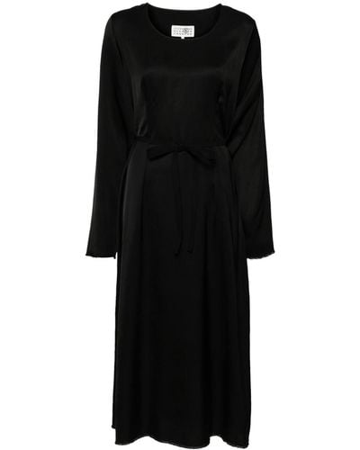 MM6 by Maison Martin Margiela Cut-out Midi Dress - Black