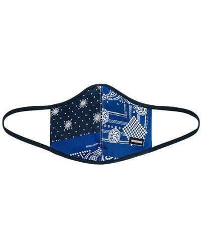 Neighborhood Two-tone Face Mask - Blue