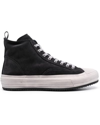 Officine Creative High-top Leather Trainers - Black