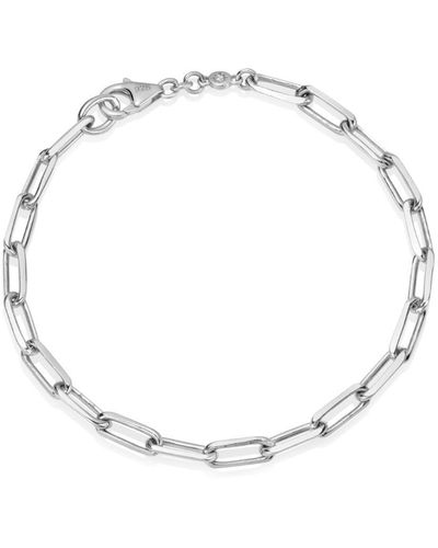 Astley Clarke Cable-chain Link Bracelet - White