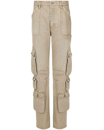 Dolce & Gabbana Jeans Met Logoplakkaat - Naturel