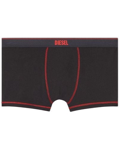 DIESEL Umbx-Damien-H Shorts mit Print - Schwarz