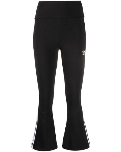 adidas Side-stripe Flared leggings - Black