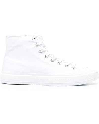 Acne Studios High-top Lace-up Fastening Trainers - White
