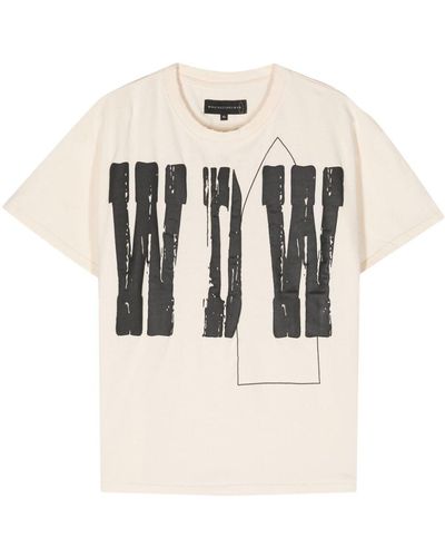 Who Decides War Katoenen T-shirt - Wit