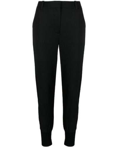 3.1 Phillip Lim Mid-rise Wool Tapered Trousers - Black