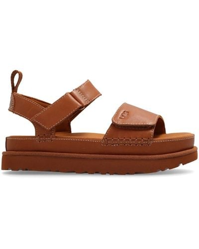 UGG Touch-strap Leather Sandals - Brown