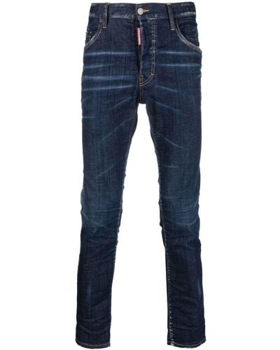 DSquared² Jeans With Logo - Blue