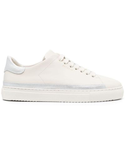 Axel Arigato Clean 90 Glitter-embellished Leather Sneakers - White
