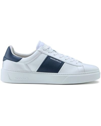 Woolrich Classic Court Sneakers - Blauw