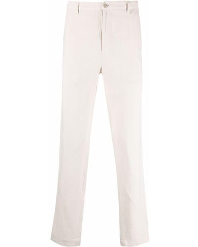 120% Lino Straight-leg Linen Pants - Multicolor