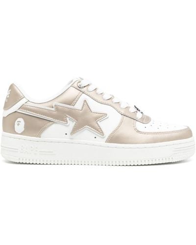 A Bathing Ape Sta #4 Low-top Sneakers - Wit