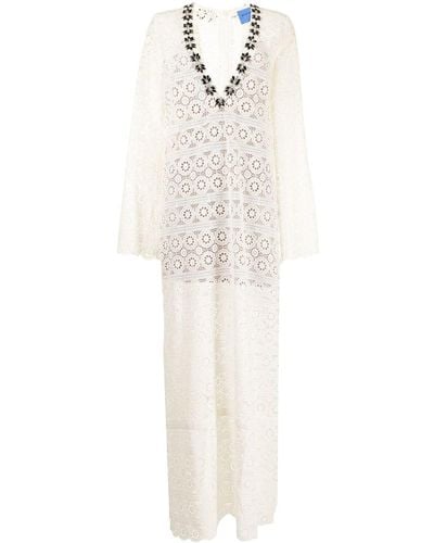 Macgraw Mythology Cotton Maxi Dress - White