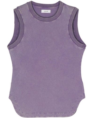 Haikure Leslie Katoenen Tanktop - Paars