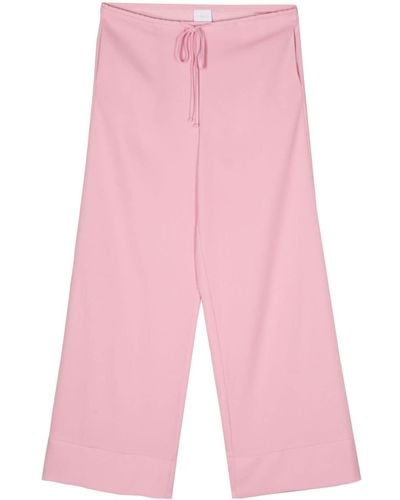..,merci Drawstring-waist Palazzo Trousers - Pink