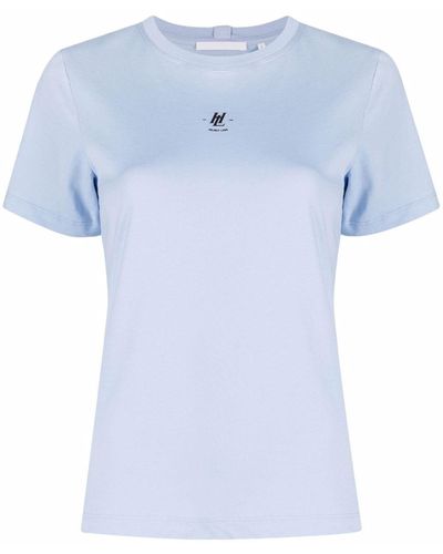 Helmut Lang ロゴ Tシャツ - ブルー