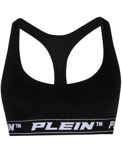 Philipp Plein Logo-underwear Bra - Black
