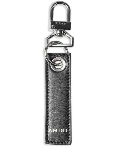 Amiri Schlüsselanhänger aus Leder - Weiß