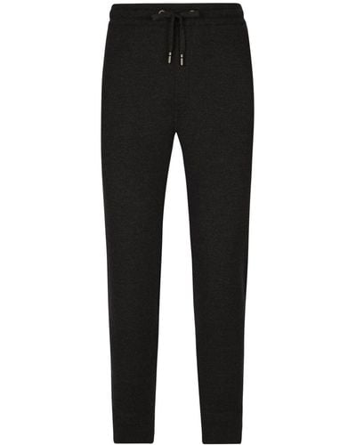 Dolce & Gabbana Knitted Track Trousers - Black