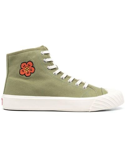 KENZO Bone Flower High-top Sneakers - Groen