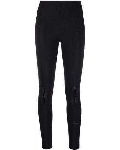 Moncler Legging Met Logoprint - Zwart