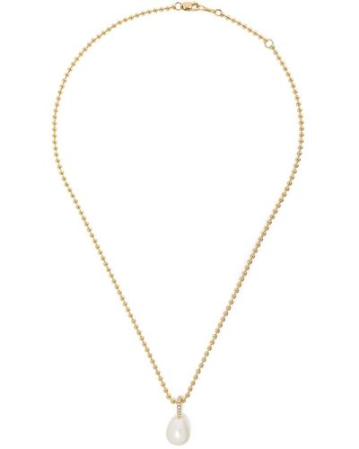 Mizuki 14kt Sea of Beauty Gold-Perlenkette mit Diamanten - Natur