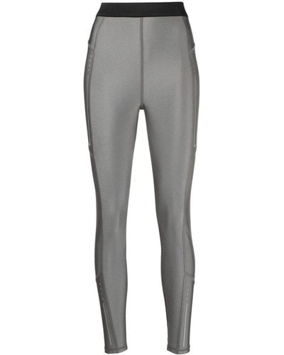 Moncler High-waisted Performance leggings - Gray