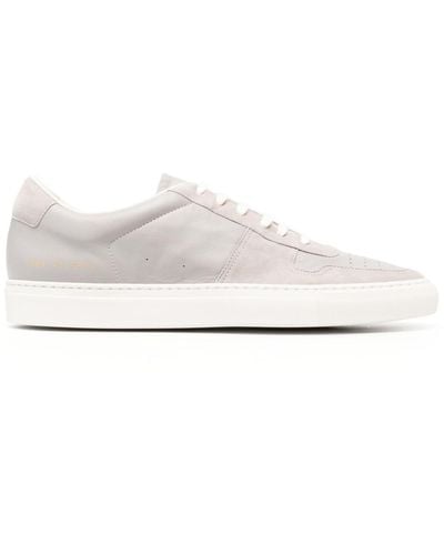 Common Projects Bball Leren Sneakers - Wit