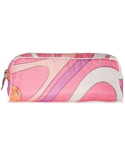 Emilio Pucci Wave-print Make-up Bag - Pink