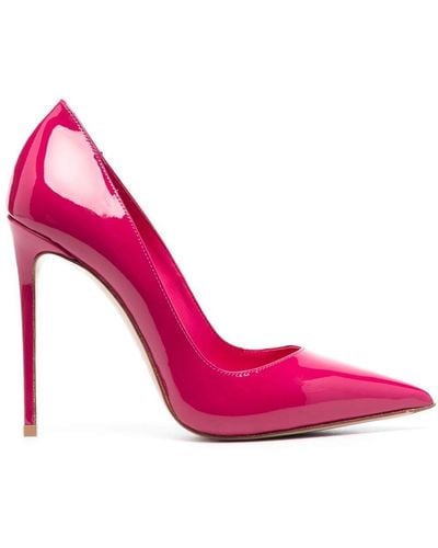 Le Silla 120mm Eva Patent Leather Court Shoes - Pink