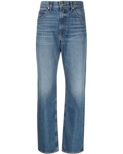 Ulla Johnson Straight-leg Cut Jeans - Blue