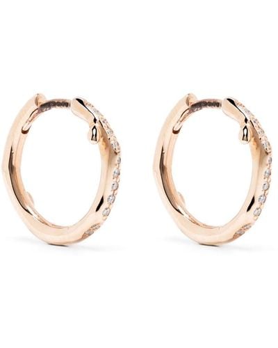 Shaun Leane Cherry Blossom crystal-embellished earrings - Metálico