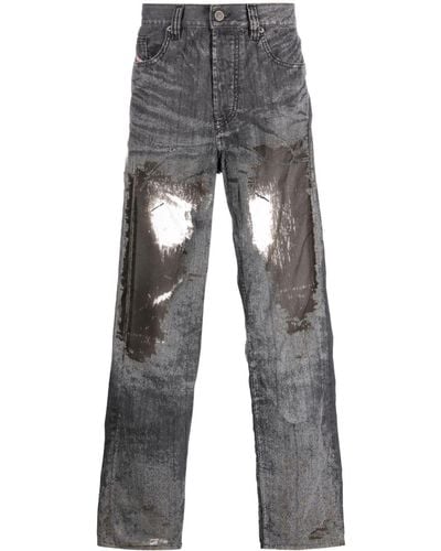DIESEL 2010 D-macs 007t7 Straight-leg Jeans - Grey
